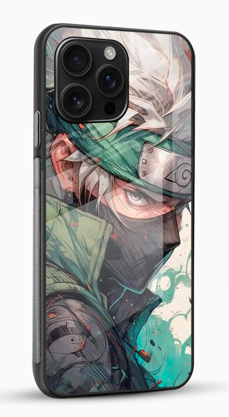 Kakashi Hatake Sharingan Anime Glass Case