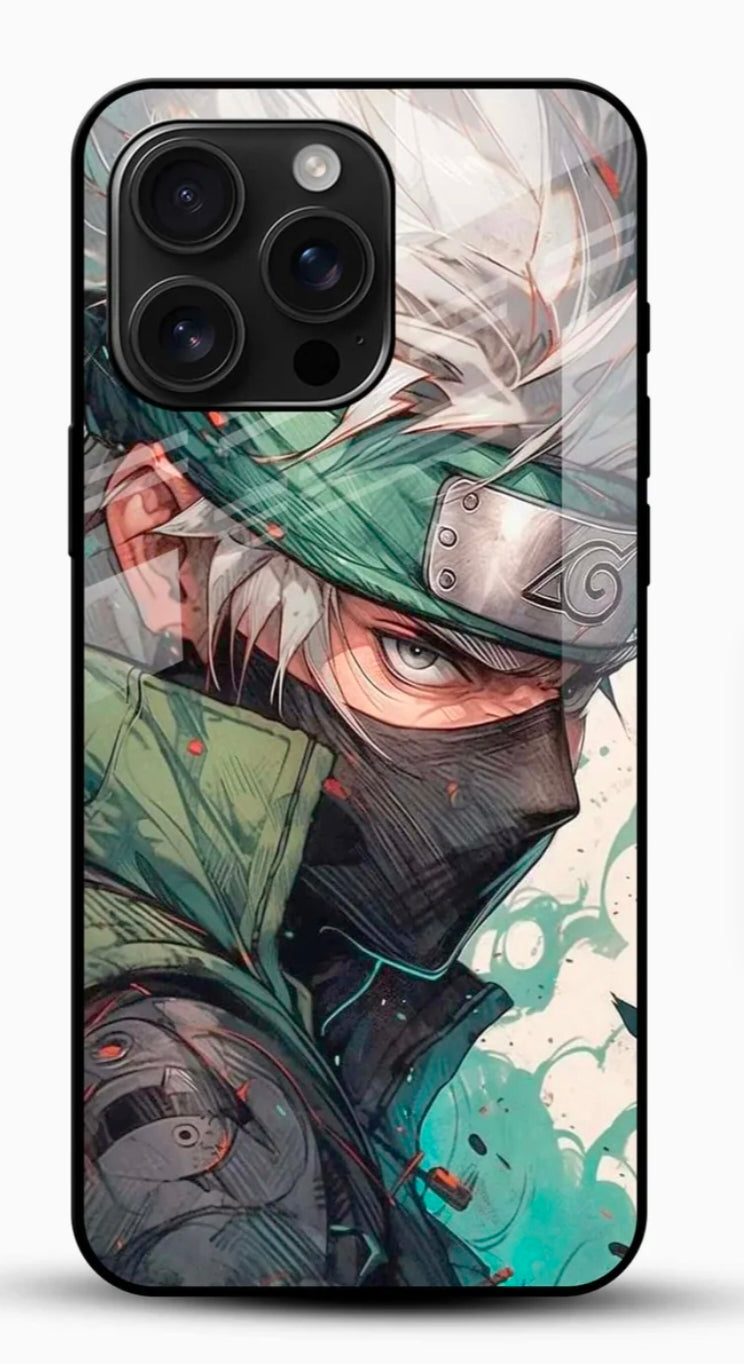 Kakashi Hatake Sharingan Anime Glass Case