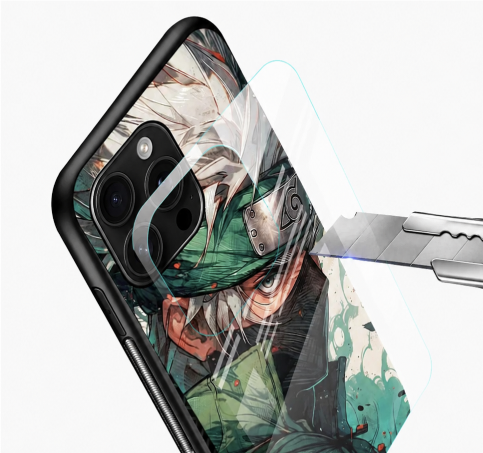 Kakashi Hatake Sharingan Anime Glass Case